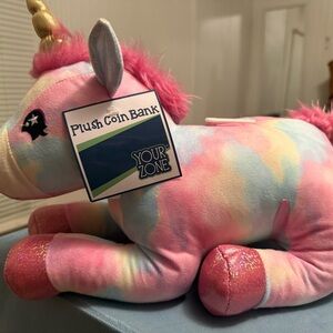 Colorful Unicorn Coin Bank